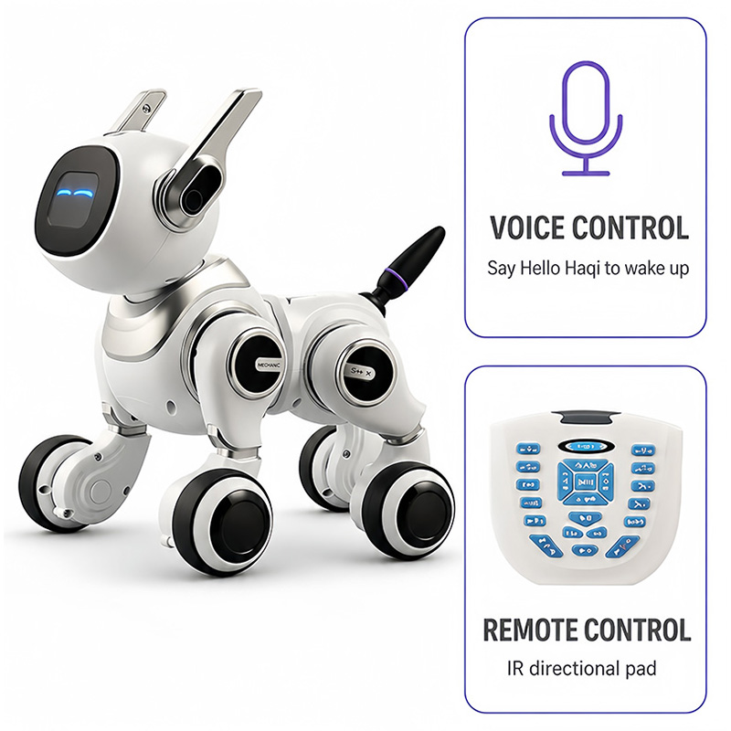 Kid Education - Interactieve robot hond G110 voor kinderen,