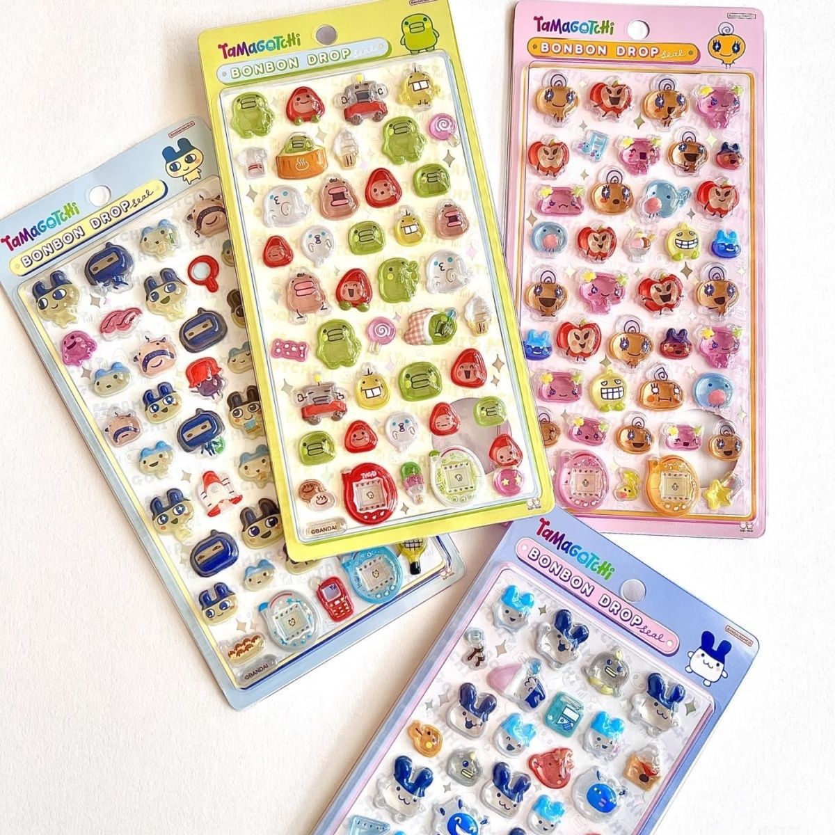 Bandai Model Tamagotchi - Tamagotchi 3D Stickers - Schattige Cartoon