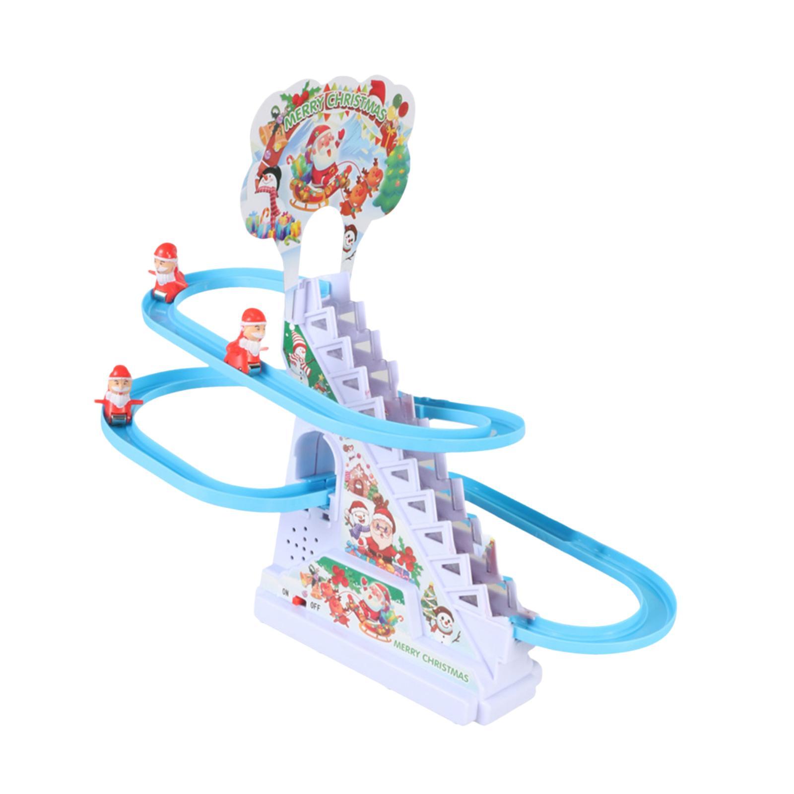 Kid Education - Kerstman die de trap op klimt,