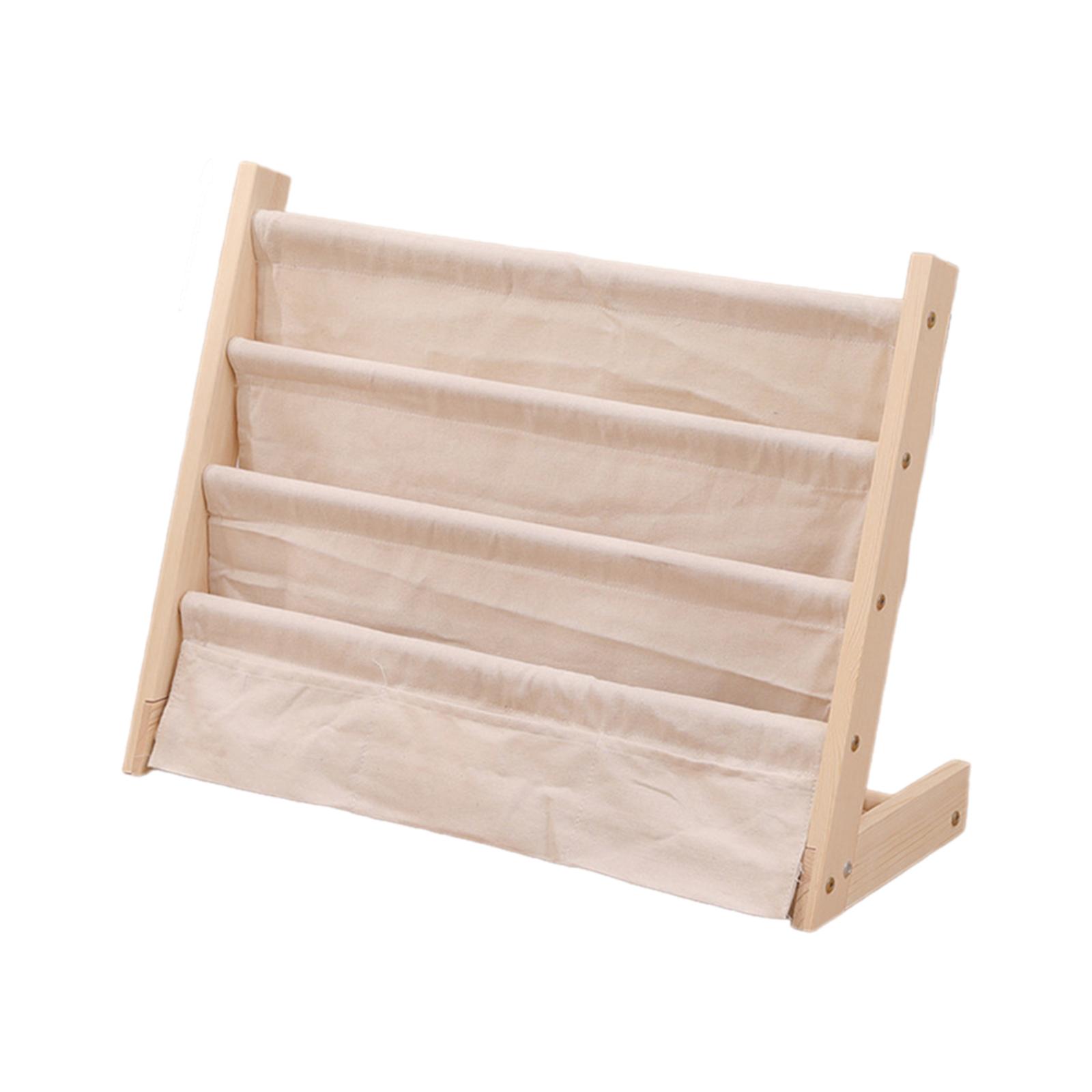 Ruime houten boekenkast voor k - Montessori Shelf Toy recensie en prijs