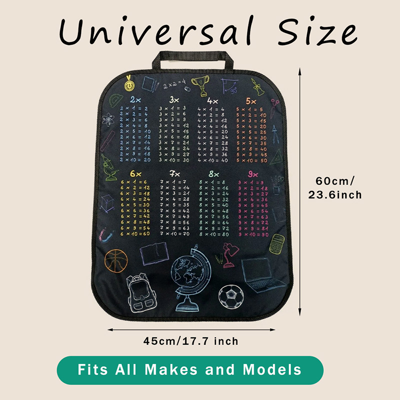 1pc waterdichte autostoelhoes  - Multiplication Table Mat recensie en prijs