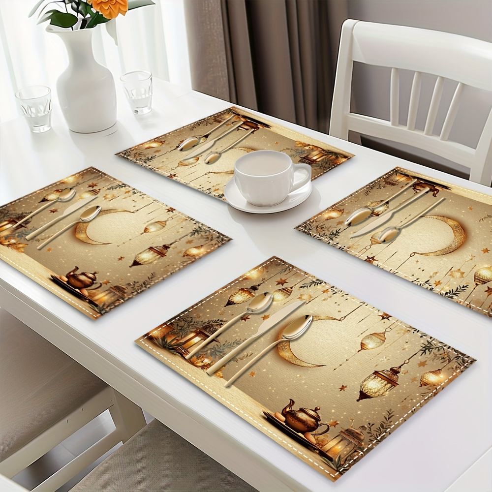 4PC Ramadan Lantaarn Maan Ster - Multiplication Table Mat recensie en prijs