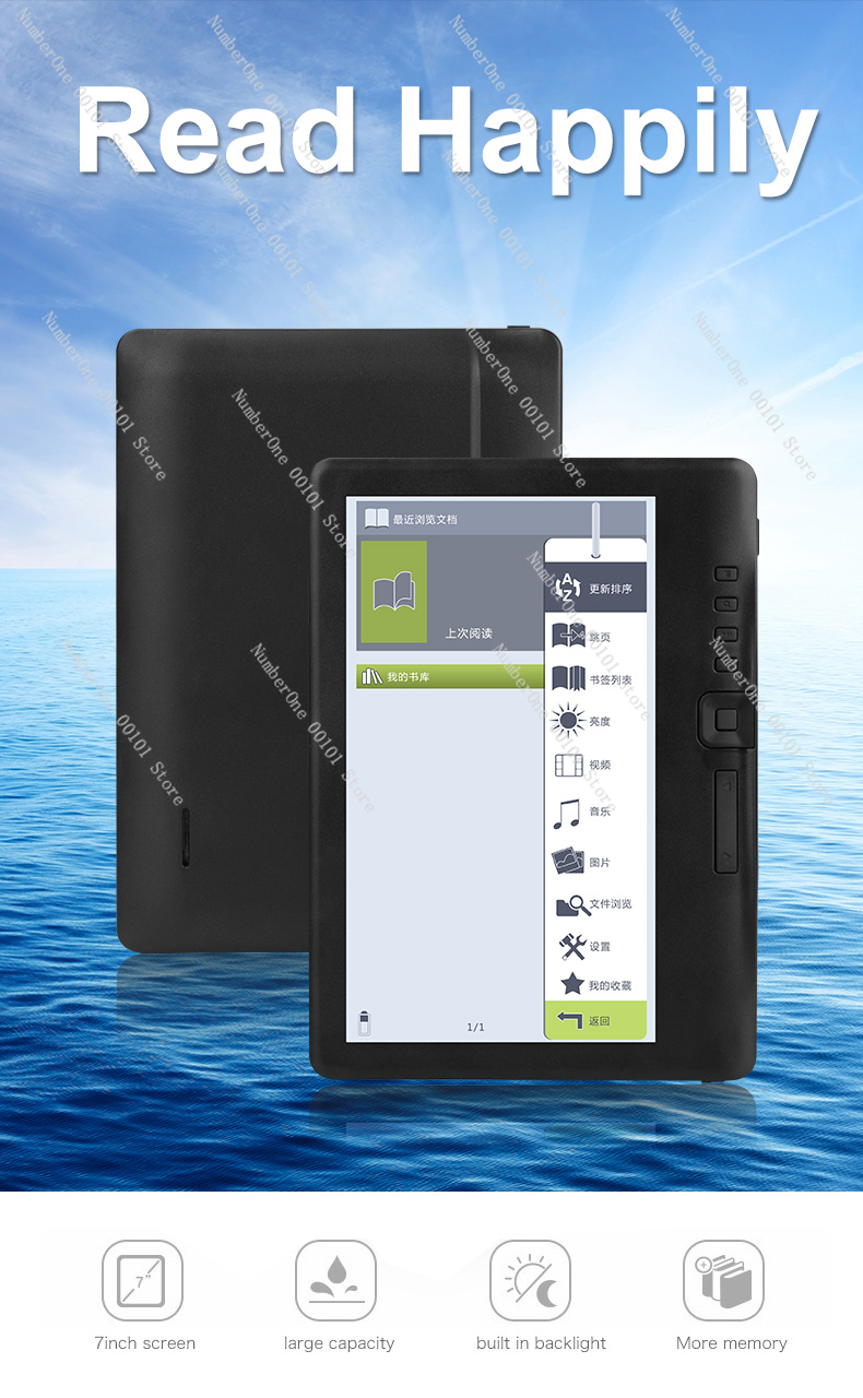 7 Inch M7 Eink E-Reader Tablet - Kids Educational Reader recensie en prijs