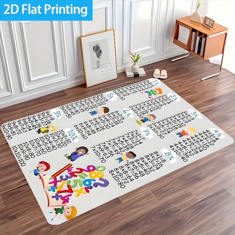 1 stuk kleurrijk vloerkleed me - Multiplication Table Mat recensie en prijs
