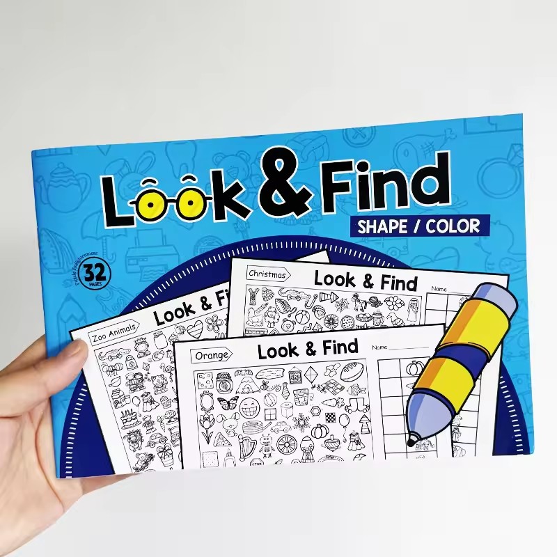 Kijk en vind kleurboek voor pe - Kid Education recensie en prijs