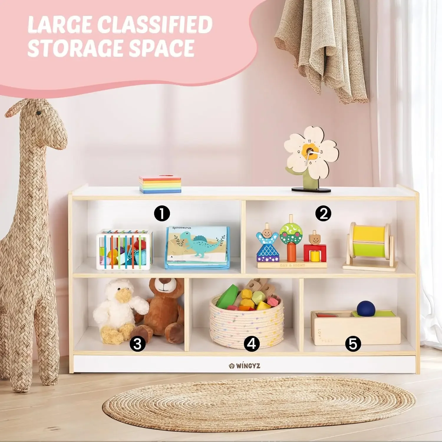 Speelgoedopbergorganizer voor  - Montessori Shelf Toy recensie en prijs