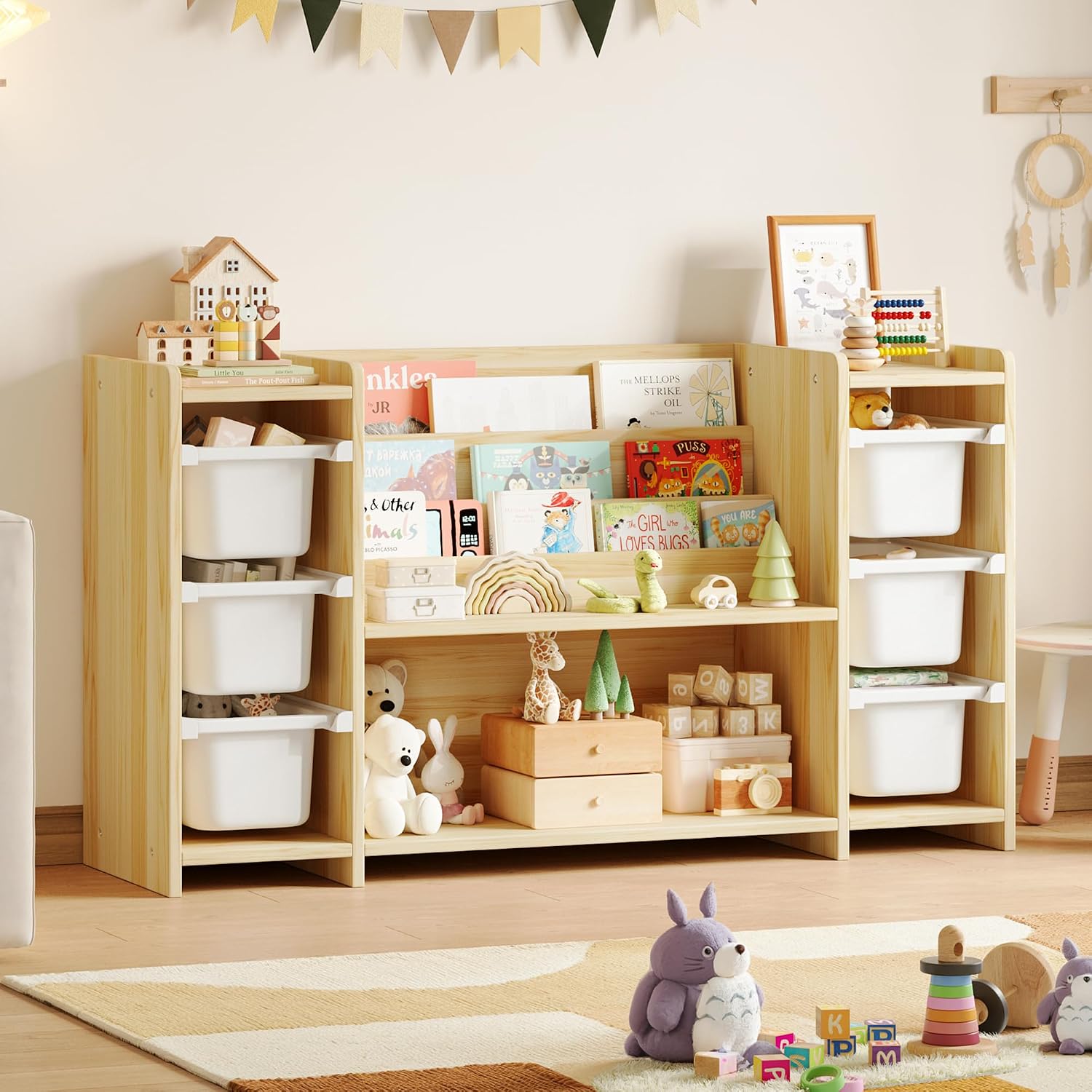 Speelgoedopbergorganizer voor  - Montessori Shelf Toy recensie en prijs