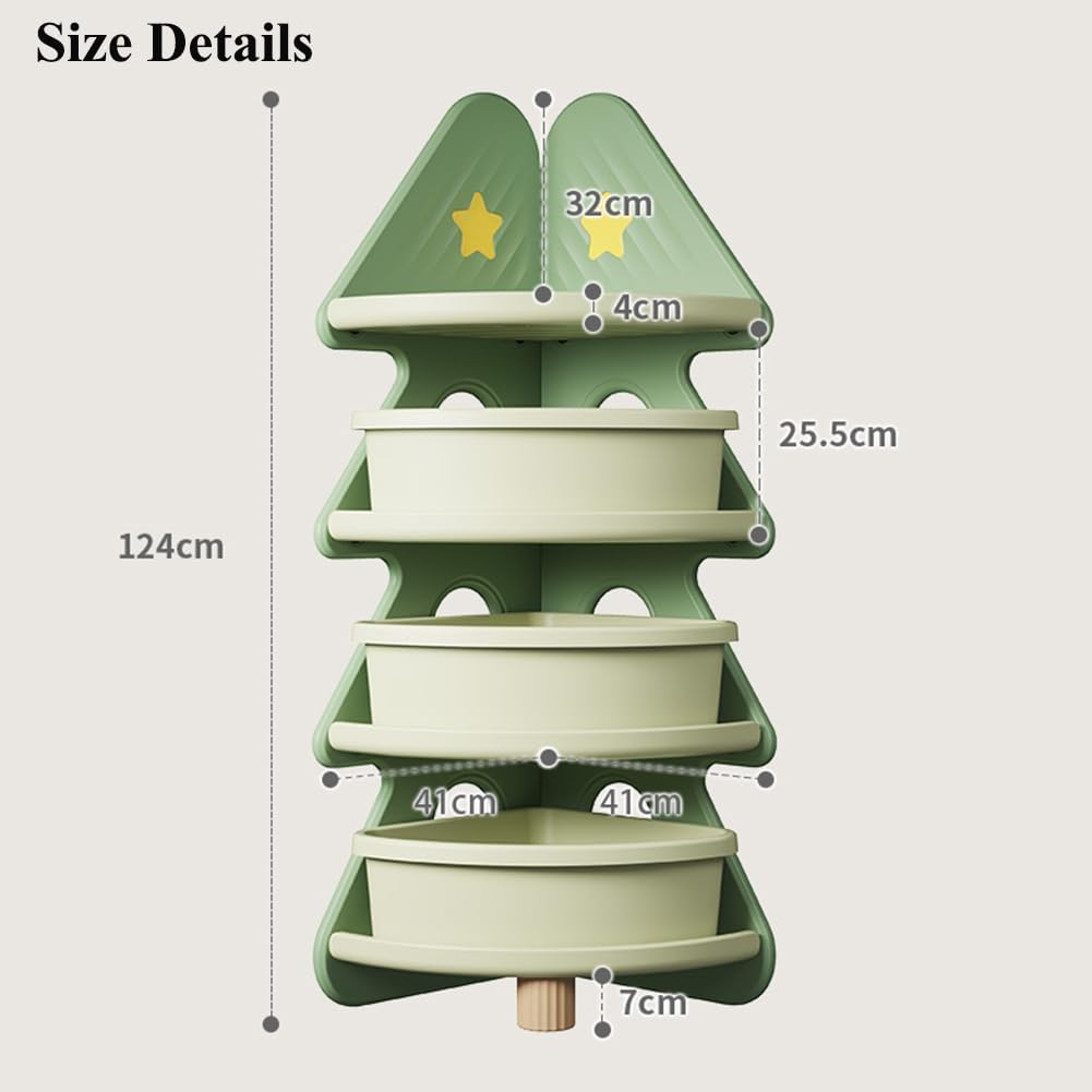 4-laags hoekboekenplank speelg - Montessori Shelf Toy recensie en prijs