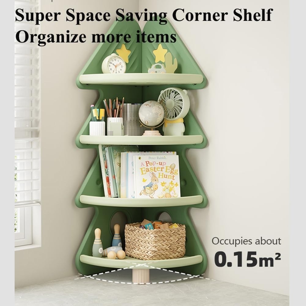 4-laags hoekboekenplank speelg - Montessori Shelf Toy recensie en prijs