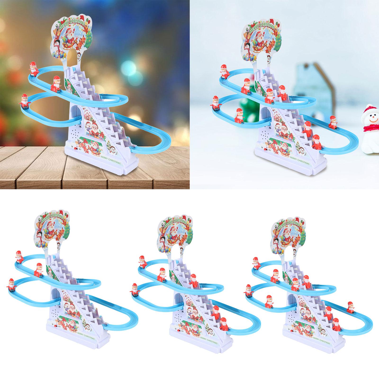Kerstman die de trap op klimt, - Kid Education recensie en prijs