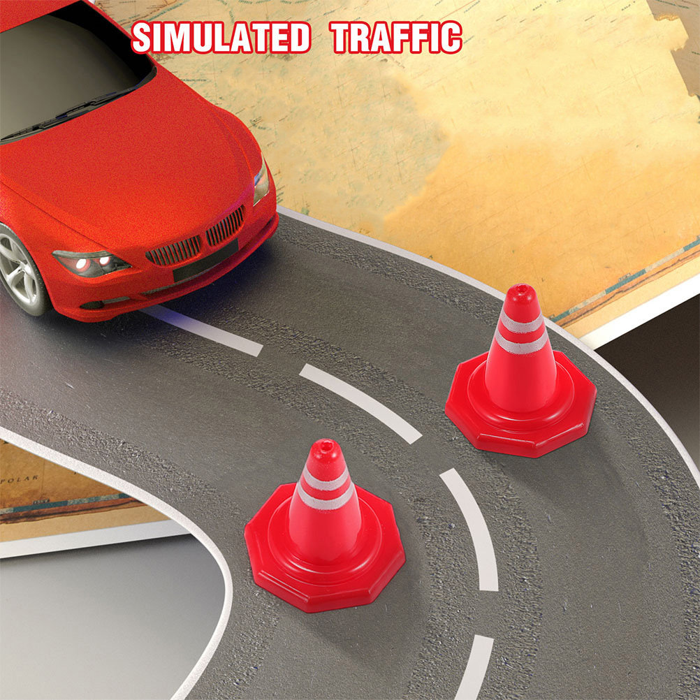 24 stuks mini-verkeerskegels,  - Kid Education recensie en prijs
