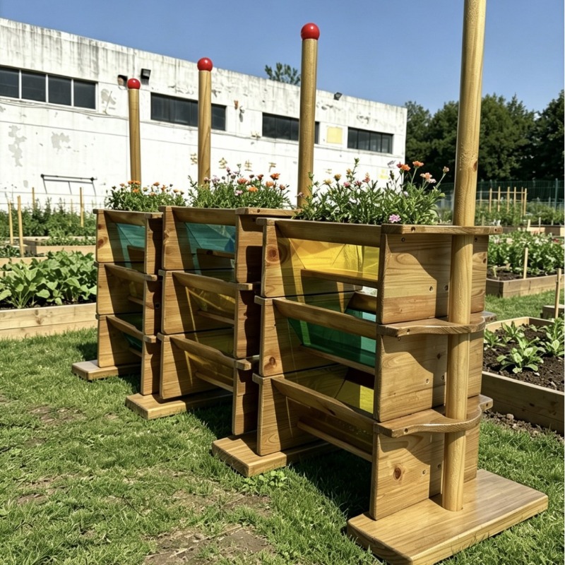 speelgoedkasten van massief ho - Montessori Shelf Toy recensie en prijs