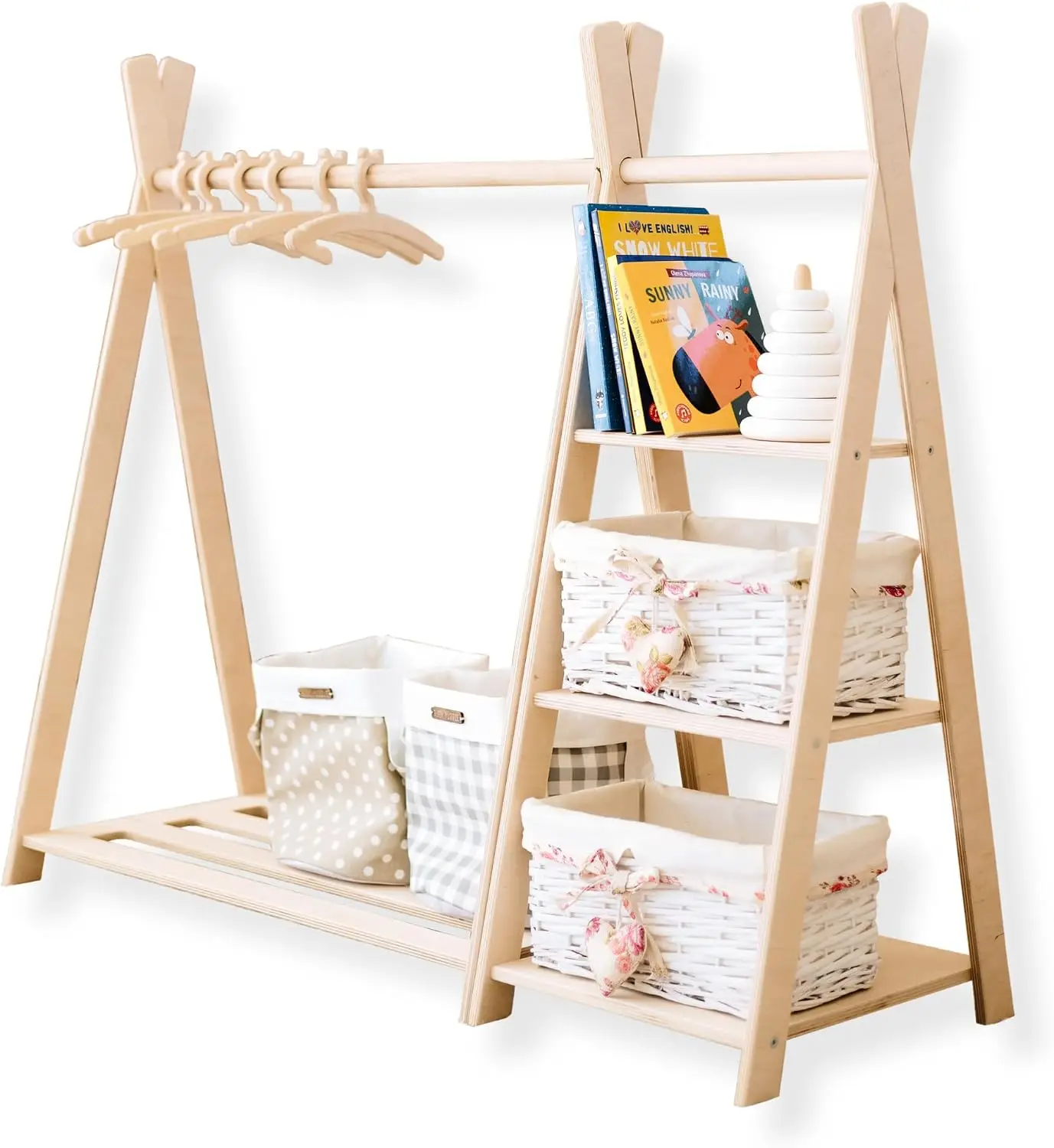 Speelgoedopbergruimte + Montes - Montessori Shelf Toy recensie en prijs
