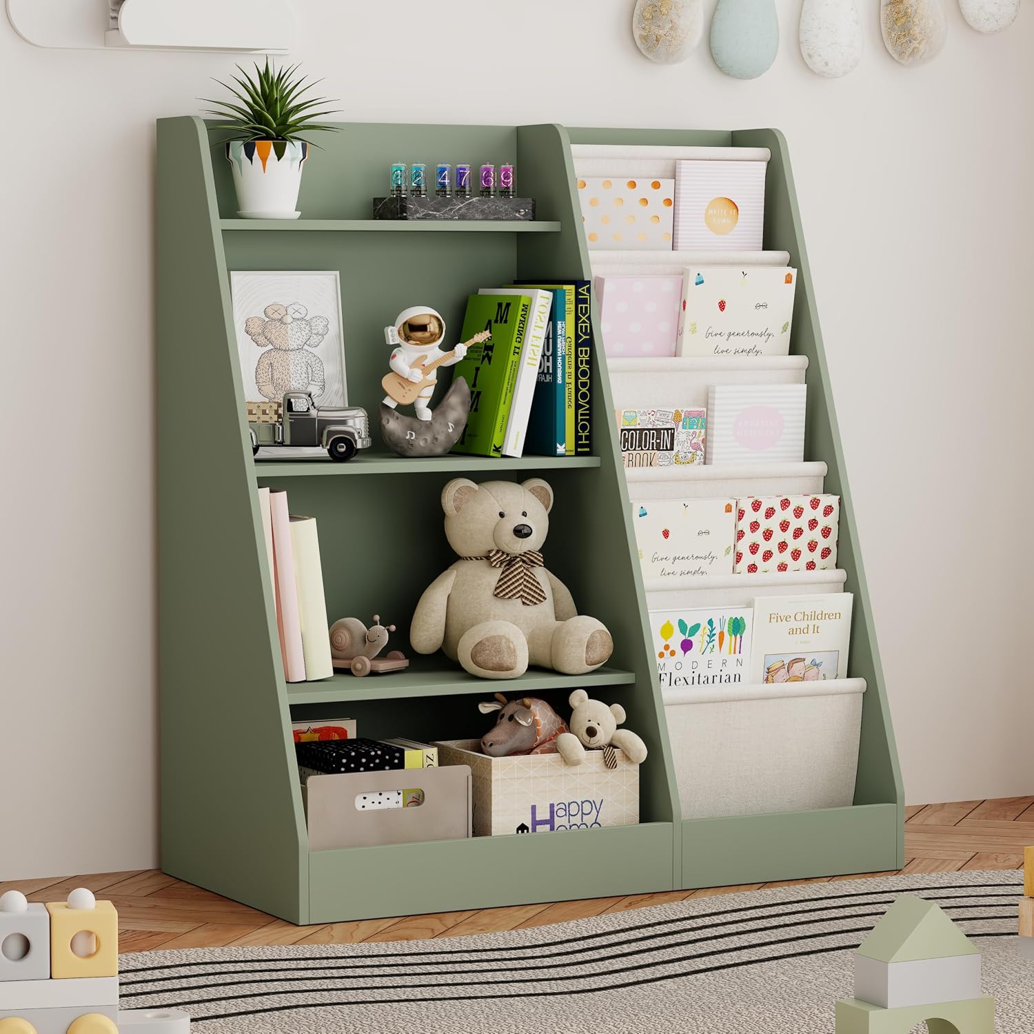 2-IN-1 Kinderboekenplank en Sp - Montessori Shelf Toy recensie en prijs