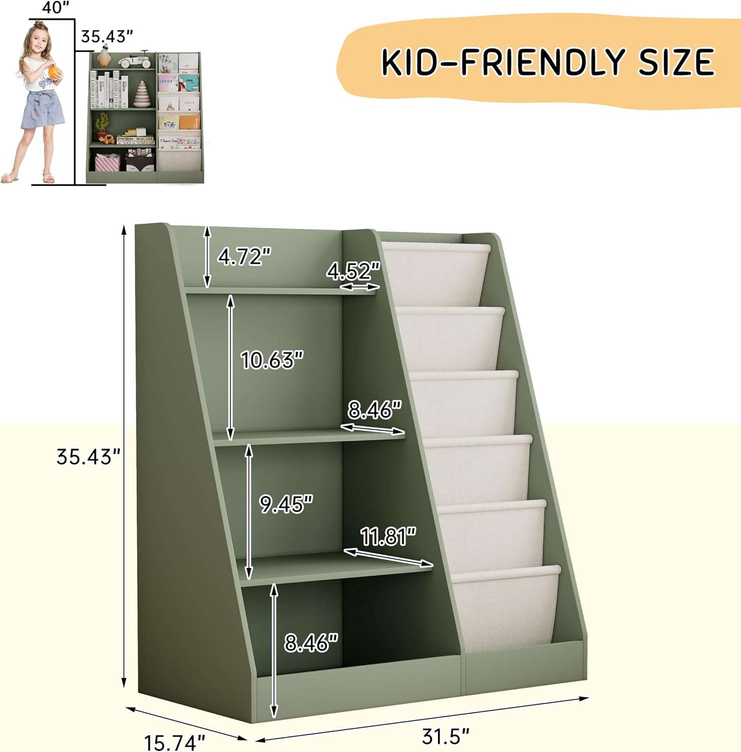 2-IN-1 Kinderboekenplank en Sp - Montessori Shelf Toy recensie en prijs